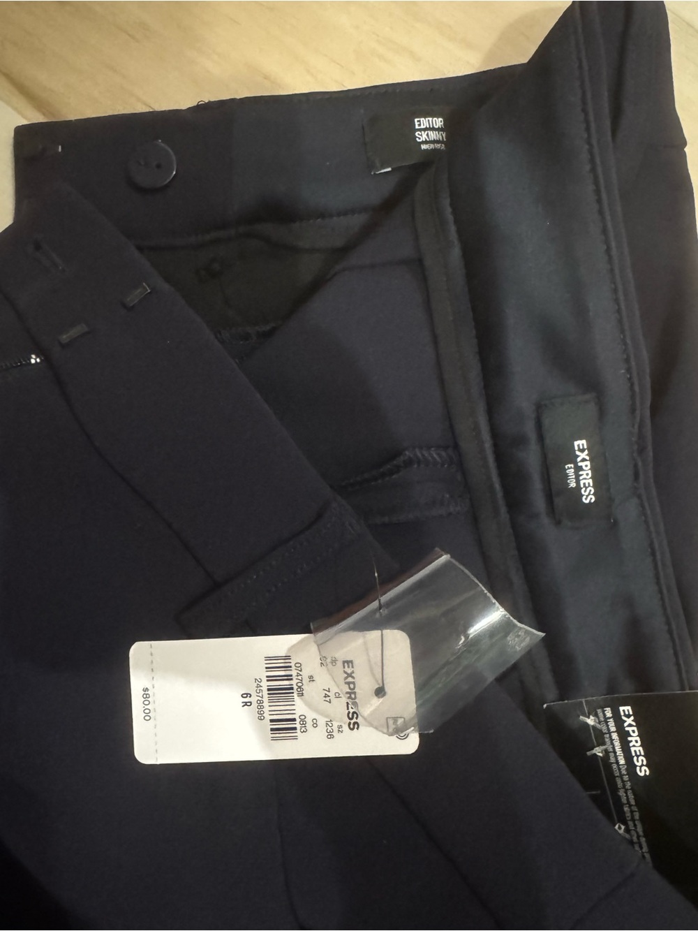 Express Editor Skinny High Rise Pants - Picture 3 of 3